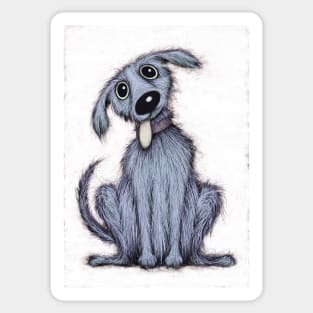 Blue dog Sticker